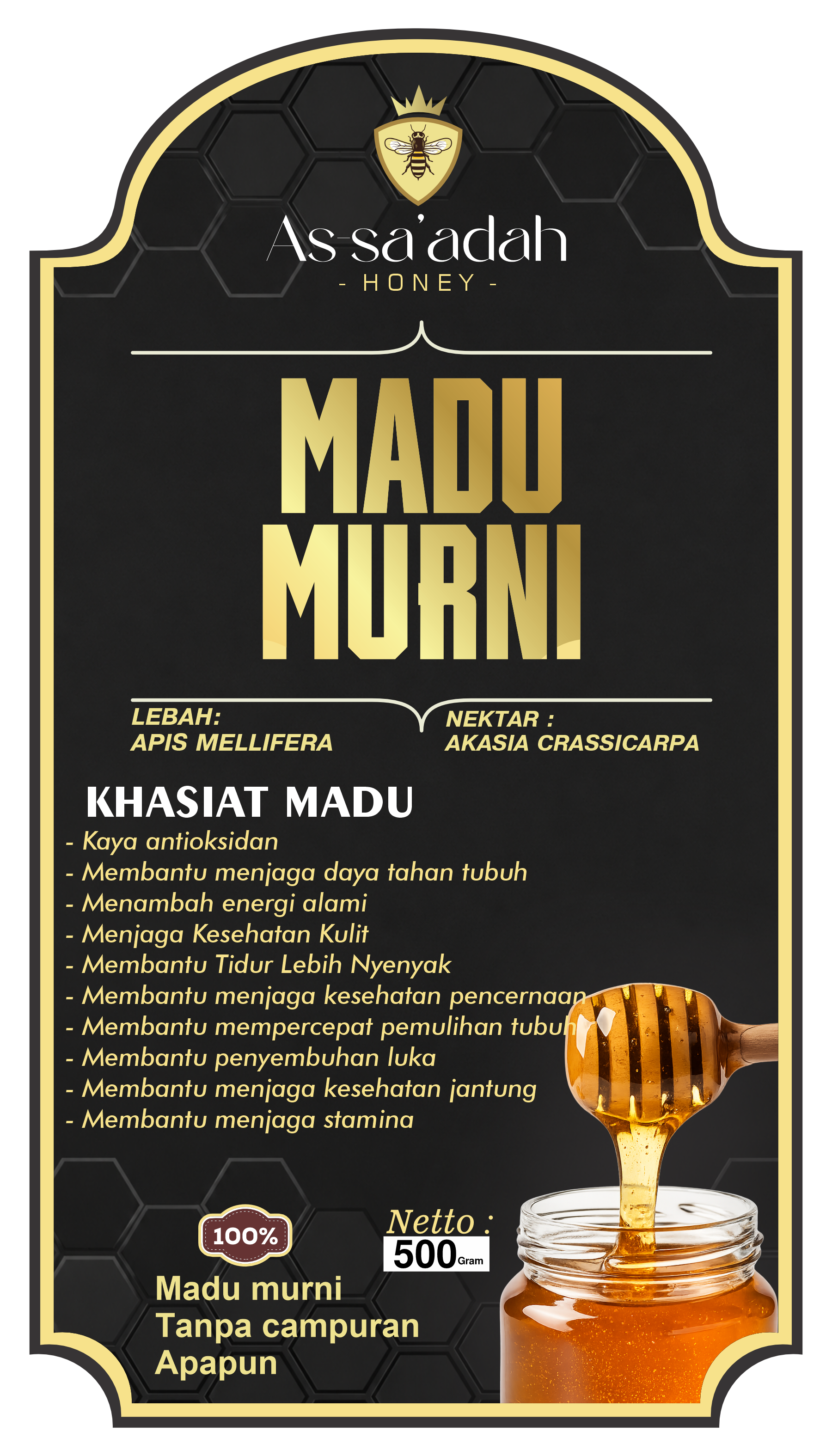 Label Produk MADU